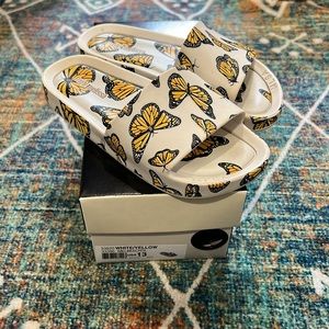 Mini Melissa butterfly slide on sandals